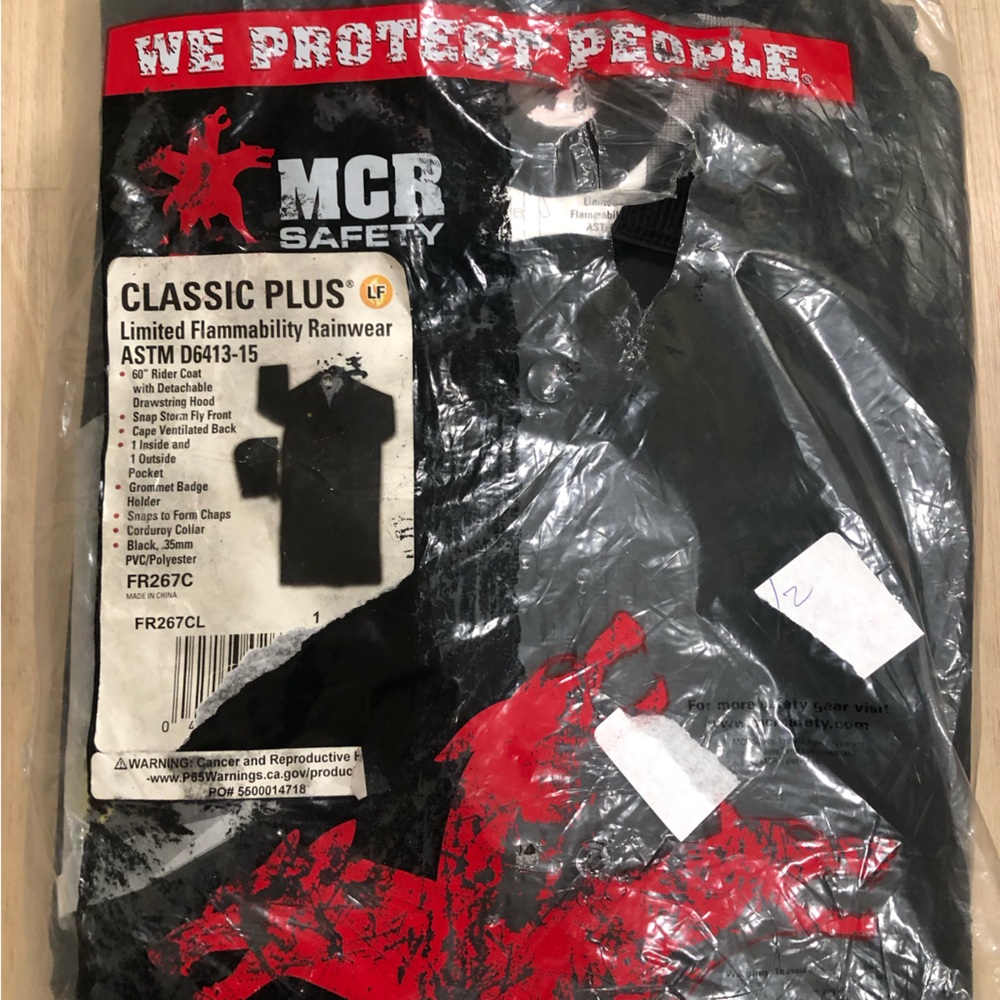 MCR Safety - Safety Plus - Limited Flammability Rainwear - Large